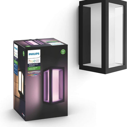 Philips Hue White and Color Ambiance LED-seinavalgusti Impress (õhuke), õues kasutamiseks, hämardatav, kuni 16 miljonit värvi, juhitav rakenduse kaudu