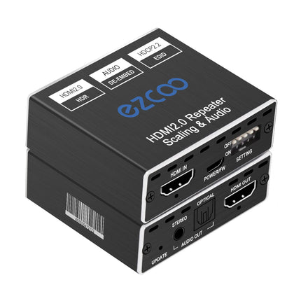HDMI 2.0 heliekstraktor 4K 60Hz PS5 1080P 120Hz 4:4:4 HDCP 2.2 18 Gbit/s D-olby Vision HDR DE-Embed SPDIF optiline 5.1CH 3.5mm stereo L/R heliväljund Digitaalne heli EDID haldus, skaleerija 4k 1080P