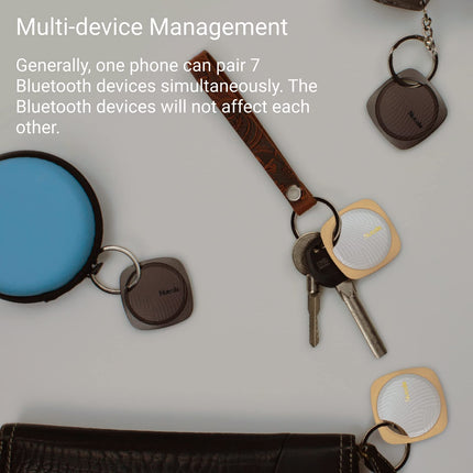 Focus Key Finder, Bluetooth-jälgija, esemete leidja võtmehoidjaga kingituste, võtmete, lemmikloomade rahakottide või seljakottide ja tahvelarvutite jaoks, 1 pakk, must