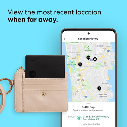 Tile Slim (2022) Bluetooth-võtmeotsija, 1 tk pakis, 60 m leviala, sh kogukonnaotsingu funktsioon, iOS-i ja Androidi rakendus, ühildub Alexa ja Google Home'iga, must