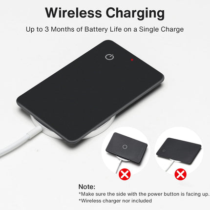 iVANKY rahakoti jälgimiskaart, laetav õhuke rahakotiotsija, õhusildikaart, mis töötab Apple Find My'ga (ainult iOS), pagasisiltide, passide, mobiiltelefoni esemete leidja, veekindel