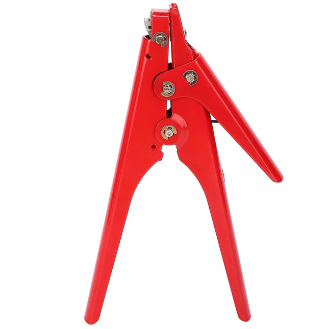 HS-519 Cable Tie Pliers, 2.4-9.0mm² Nylon Cable Ties, Portable Cable Pliers Cable Tie Pliers Made of Carbon Steel Hand Tool for Quick Bundling Cutting Fastening Wiring Harness and Cable Bundles