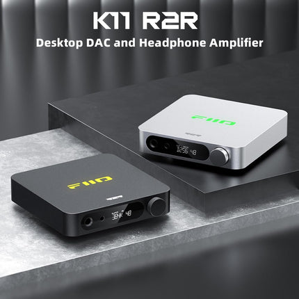 FiiO K11 kompaktne lauaarvuti R2R arhitektuuriga DAC ja kõrvaklapivõimendi