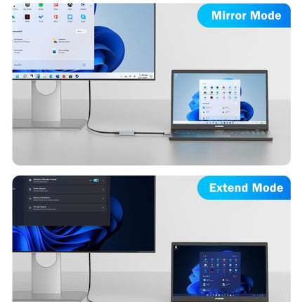 Lemorele USB-HDMI adapter MacBook Airile/Prole/Minile, 1080P@60Hz USB-HDMI Macile, toetab peegel-/laiendusrežiimi, mitme ekraaniga videoadapter, mis on ühilduv Windows 7, 8, 10/MacOS 10.15-ga