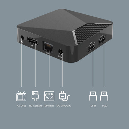 BOXPUT Q5 Plus telekast, Androidiga telekast, digiboks, teleri digiboks, Androidi digiboks, Android 11.0, S905W2 kiip, BT5.2 kahekordne WiFi 2.4G/5G, 4-tuumaline 4K dekodeeriv telekast (2GB/16GB)