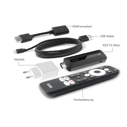 TV Stick Android 11 Stick TV MECOOL GTV OS koos Netflixi sertifikaadiga 2 GB RAM 8 GB ROM BT 5.0 Dual WiFi 2.4G/5G 4K HDR AV1 4K sertifitseeritud Google//Prime Video/YouTube