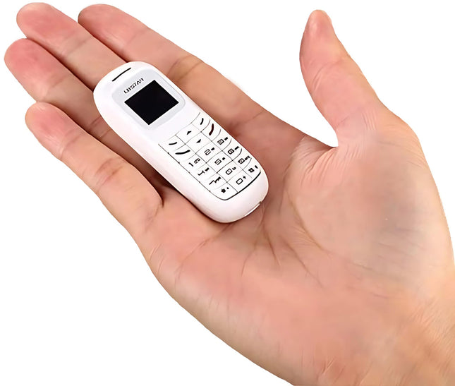 Hipipooo Mini väikseim mobiiltelefon BM70, mini juhtmevaba helistaja, Bluetooth pisike peakomplekt
