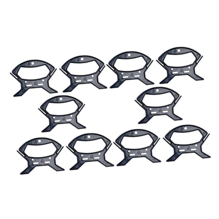 HOMSFOU 10 Pack Winder Rope Organizer Spool for Winding Wire Masonry Line Cable Extension Cable Kite Line Spool Kite Reel Extension Cable Cable Organizer Black