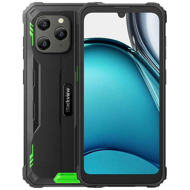 Blackview lepinguta õues kasutatav nutitelefon BV5300 Plus, 16GB+128GB (1TB laiendusvõimalus), 13MP+8MP, 3 kaardipesa, Android 13 DUAL SIM IP68 veekindel nutitelefon, 6.1'' HD+, 6580mAh aku, NFC roheline
