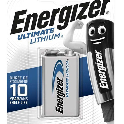 Energizer 4 9V liitiumakut liitium 9V plokk L522-9V-FR22-E-plokk (4 tk komplekt)