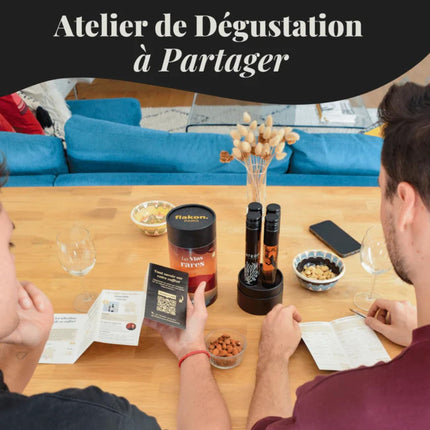 Wine tasting set, 12 wines (100 ml each), including tasting book (12 Wiskies World calendar)
