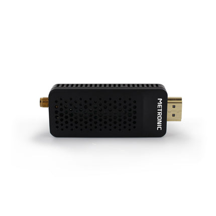 Metronic 441646 tuuner DVB-T vastuvõtja DVB-T, ühildub DVB-T2 Dongle Stick Compact'iga, HEVC, EPG, 1080i, HDMI, USB 2.0, SOS nupp
