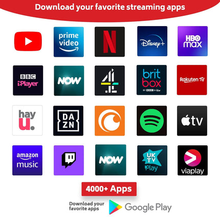 RCA RS42 Android TV 42-tolline (106 cm) nutiteler Google Assistantiga, Chromecast, Netflix, Prime Video, Google Play pood DAZN-i, Disney+ jne jaoks, BT pult, WiFi, kolmekordne tuuner