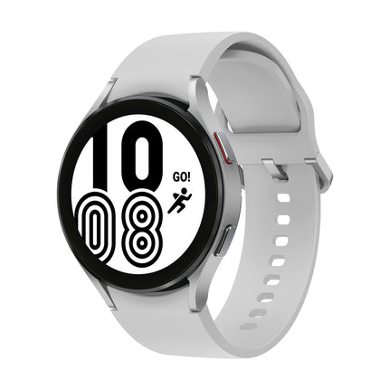 Samsung Galaxy Watch4, ümmargune Bluetooth nutikell, Wear OS, aktiivsusmonitor, 44 mm, hõbedane, sisaldab 36-kuulist tootjagarantiid [välja arvatud Amazonis]