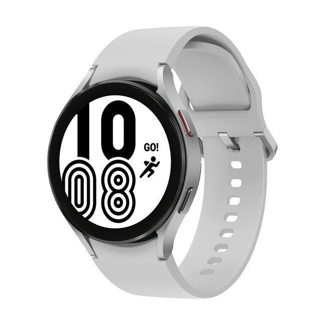 Samsung Galaxy Watch4, ümmargune Bluetooth nutikell, Wear OS, aktiivsusmonitor, 44 mm, hõbedane, sisaldab 36-kuulist tootjagarantiid [välja arvatud Amazonis]