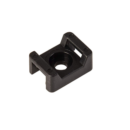 GTSE kruvikinnitusega kaablisideme alus kuni 13 mm laiusele kaablisidemele, 6 mm (M6), 100 tk, must