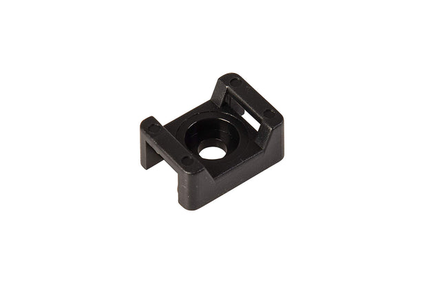 GTSE kruvikinnitusega kaablisideme alus kuni 13 mm laiusele kaablisidemele, 6 mm (M6), 100 tk, must