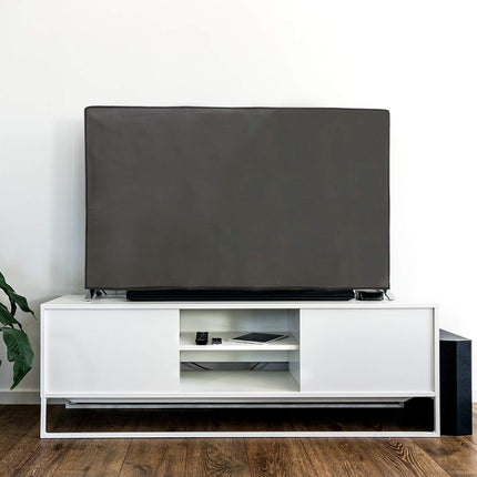 kwmobile 43" TV Cover - Indoor TV Screen Protector Cover - TV Screen Dust Cover - Dark Grey