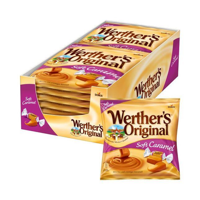 Werther's Original Soft Caramel – 15 x 180g – Soft cream toffees with a delicious caramel flavor