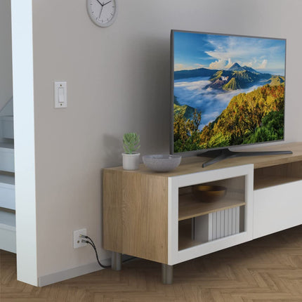 Hama koaksiaalantennikaabel, 3 m pikk, 120 dB (koaksiaalpistik - pesa, koaksiaalkaabel HD TV, 8K, antennipesa ühendamiseks teleri või vastuvõtjaga, metallkorpus, tugevdatud kaablikest, 75 oomi)