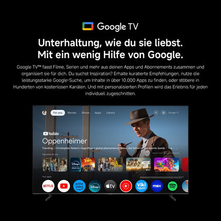 Xiaomi TV MAX 100 2025, Google TV, 100 tolli, QLED, 144Hz, nutiteler, Dolby Vision