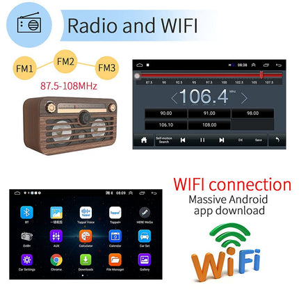 [1+32G] SIXWIN Android 13 Renault Lodgy 2021/Dokker 2012-2020 autoraadio, 9-tolline mahtuvuslik puuteekraan WiFi, GPS, Bluetooth, FM/RDS, USB, Mirrorlink+Canbus