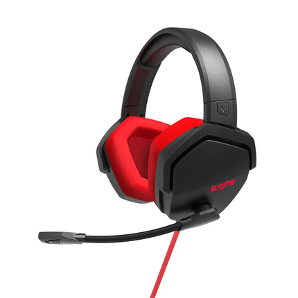 Energy Sistem ES Gaming Headset ESG 4 Surround 7.1 Mesh (LED Lights, 7.1 Surround Sound, Leather Gyro Cushion), Red