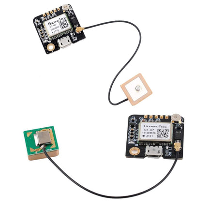 Geekstory GT-U7 GPS Module GPS Receiver Navigation Satellite with EEPROM Compatible with 6M 51 Microcontroller STM32 UO R3+ IPEX Active GPS Antenna for Arduino Drone Raspberry Pi Flight