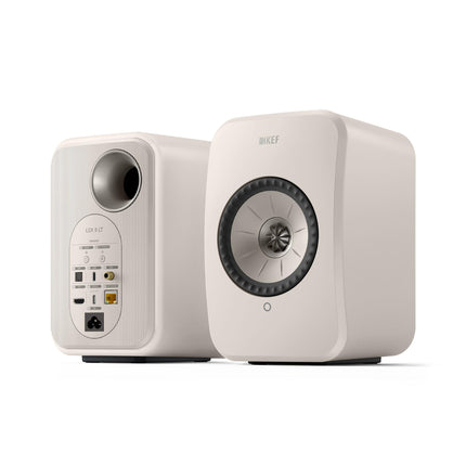 KEF LSX II LT juhtmevabad riiulikõlarid, kivivalge | Muusika | TV ja kodune meelelahutus | Mängud | HDMI ARC | USB-C | Bluetooth | AirPlay 2 | Chromecast | Spotify