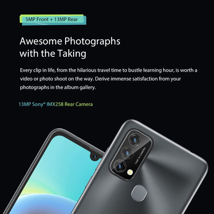 Blackview A50 4G Mobile Phone Unlocked, Octa Core 3GB 64GB (1TB Expandable), 13MP+5MP, 6.09'' HD+ Screen, 3 Card Slots, 4280mAh Battery, Dual SIM Smartphone Android 11, GPS Fingerprint Blue