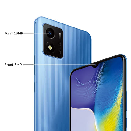 VIVO Y01 nutitelefon, 5000 mAh aku, 6,51-tolline Halo FullView, 13 MP tagakaamera, näotuvastus, 3D Slim, Funtouch OS 11.1, 3+32 GB