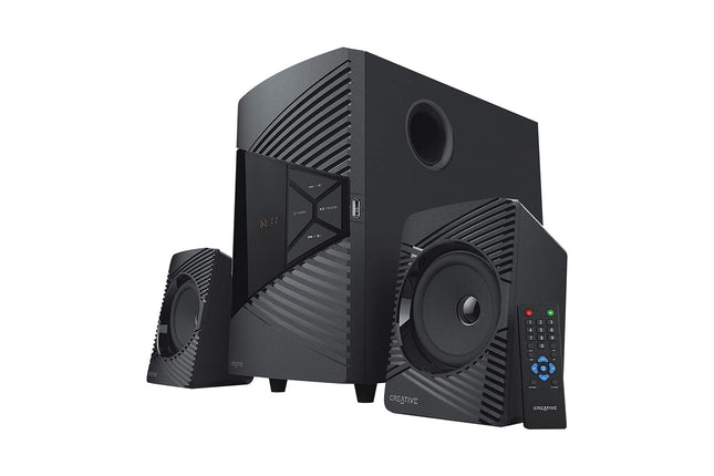 Creative SBS E2500 võimas 2.1 Bluetooth kõlarisüsteem subwooferiga arvuti ja teleri jaoks, must