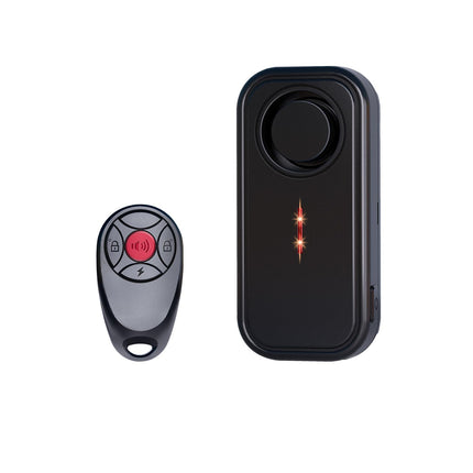 Vehicle detectable, 113dB bicycle alarm wireless vibration motion sensor waterproof bicycle motorcycle alarm with remote control