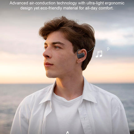 Avatud kõrvaklapid Bluetooth-kõrvaklapid Sport õhujuhtivusega juhtmevabad kõrvaklapid mikrofoniga, higikindlad Bluetooth-spordikõrvaklapid jooksjatele, sörkjooksule, jalgrattasõidule, jalgrattasõidule, fitnessile