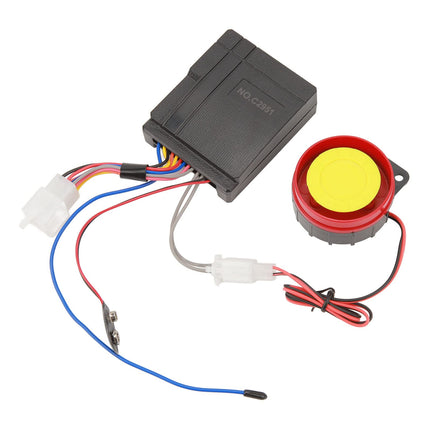 Motorcycle alarm system, 12 V, universal remote control, alarm set for scooter, motorcycle
