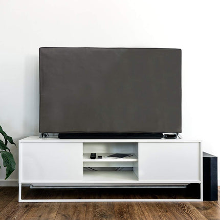 kwmobile 49-50" TV Cover - Indoor TV Screen Protector Cover - TV Screen Dust Cover - Dark Grey