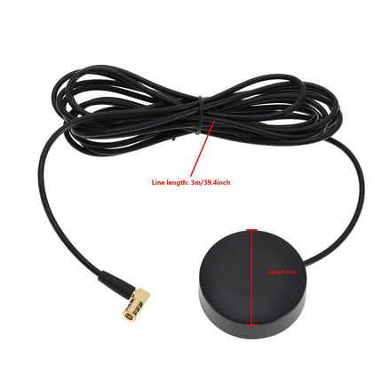 DAB-antenn, ühildub Pioneeriga, ühildub Kenwoodiga, ühildub Alpine'i raadiotega, auto SMB-pistik, digitaalne DAB-autoraadio, esiklaasile kleepuv antenn 3M