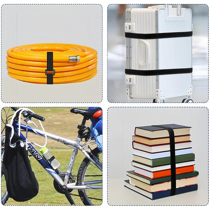 Hook and Loop Cable Ties, Reusable, Cuttable, 10 m, Adjustable Fastening Cable Ties, Hook and Loop Securing Strap for Cable Management, Cable Organizer, 2.5 cm Wide