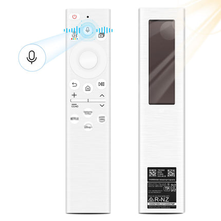 Samsungi asenduspult, BN59-01391A päikeseenergial laetav hääljuhtimispult Samsungi nutitelerile, universaalne Samsungi teleritele - kaugjuhtimispuldid, mis ühilduvad Samsungi 2021-2023 Neo LED nutiteleriga 4K HD