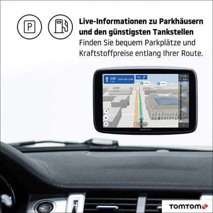 TomTom GO Discover navigatsiooniseade (6 tolli, liiklusummikute vältimine tänu TomTom Trafficule, maailmakaardi uuendused, kiired uuendused WiFi kaudu, parkimisvõimalused, kütusehinnad)