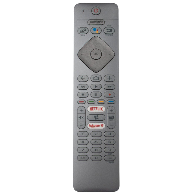 AULCMEET YKF463-001 Remote Control Replacement for Philips OLED TV 43PUS7334/12 50PUS8804/12 55PUS7394/12 65OLED934/12 43PUS7394/12 55OLED804/12 55PUS8204/12 65OLED984/12 50PUS7334/12 55OLED854/12