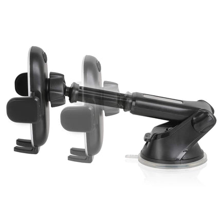 Wicked Chili 2-in-1 Car Phone Holder for iPhone 16, 15, 14, 13 (Pro, Max, Plus, Mini) Samsung Galaxy, A, Pixel, XIAOMI Redmi, Universal Suction Cup/Dashboard Car Mount, Rotatable