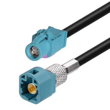 Eightwood HSD LVDS Z emane-isas kaabel 300cm 535 4-sooneline BMW F30 F10 F25 F15 Audi VW Mercedes Citroen Peugeot Video Audio tahavaatekaamera järelpaigaldatav navigatsioon