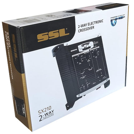 KOMPLEKT SOUNDSTORM SSL SX210 JAOKS 1 kahesuunaline elektrooniline crossover-ekvalaiser 2 esi-/subwoofer-väljundit kaugjuhtimispuldiga Bassikõlar kaasas, 1 tk