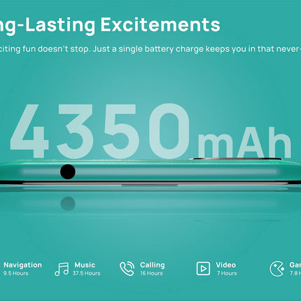 DOOGEE X93 3G nutitelefon ilma lepinguta, soodne, 6,1-tolline Waterdrop HD+ ekraan, Android 10 DUAL SIM mobiiltelefon, neljatuumaline 2GB RAM 16GB ROM, 8MP kolmekordne kaamera, GPS, näotuvastus 4350mAh aku, sinine