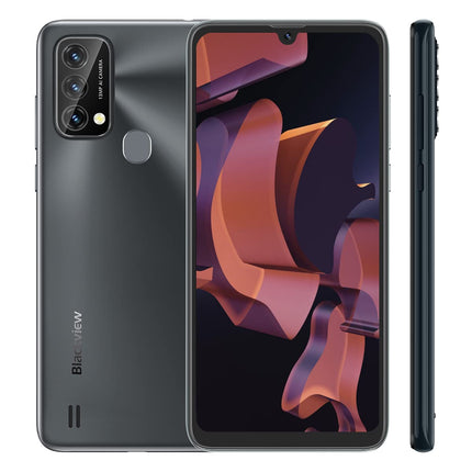 Blackview Unisoc T310 Quad-Core 3GB + 64GB, Display HD+ 6,088, Camera 13MP + 5MP, Battery 4280mAh, Mobile Phone 4G Dual SIM Android 11, Fingerprint Sensors, GPS, Black