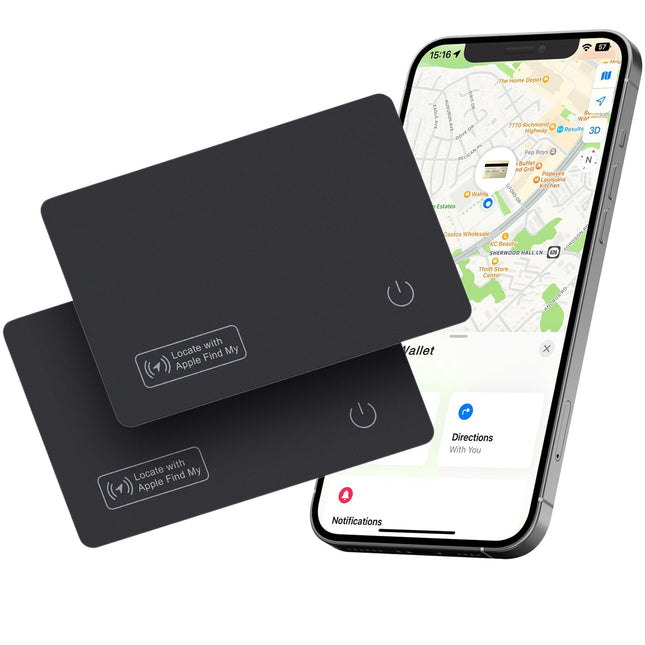 Reyke õhuke rahakoti jälgimiskaart, laetav rahakotiotsija, IP67 veekindel, töötab Apple Find My'ga (ainult iOS), pagasisiltide, telefoni ja passide sorteerija