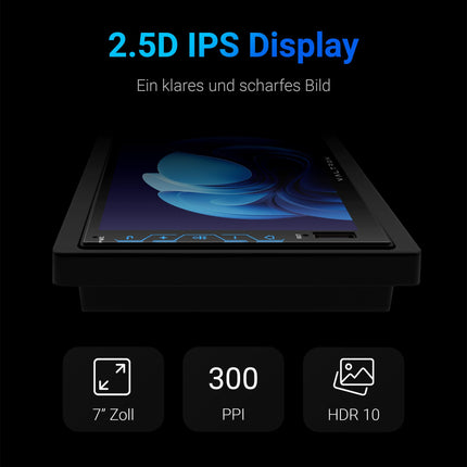 VALTRON RX-820HD 2-DIN multimeedia autoraadio, 7-tolline puutetundlik ekraan, juhtmevaba Android Auto ja CarPlay, USB, Bluetooth, tipptasemel tuuner, 16-ribaline graafiline ekvalaiser, must, tahavaatekaamera (SET1)