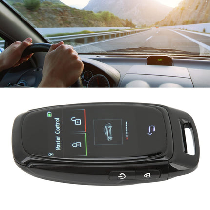 Auto kaugjuhtimispult LCD-nutivõti auto võtmeta sisenemise kaugjuhtimispult EN/CF920 must