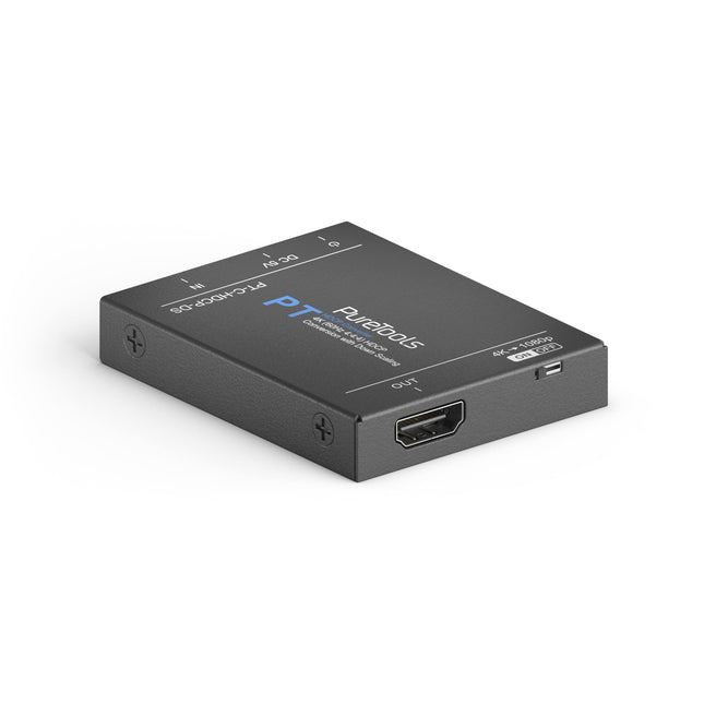 PureTools HDCP muundur koos skaleerimisega, HDCP 2.3 HDCP 1.4-ks, 4K skaleerimine 1080p-ks, 4K (60Hz 4:4:4) ja HDR10 tugi, HDMI 2.0
